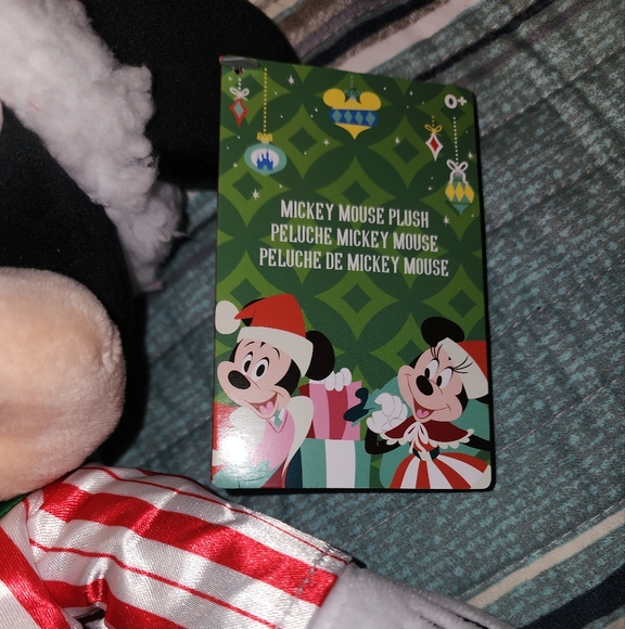 Disney Holiday Mickey 2023 and Minnie 2024 Plush Stuffed Animals NWT - Picture 6 of 11
